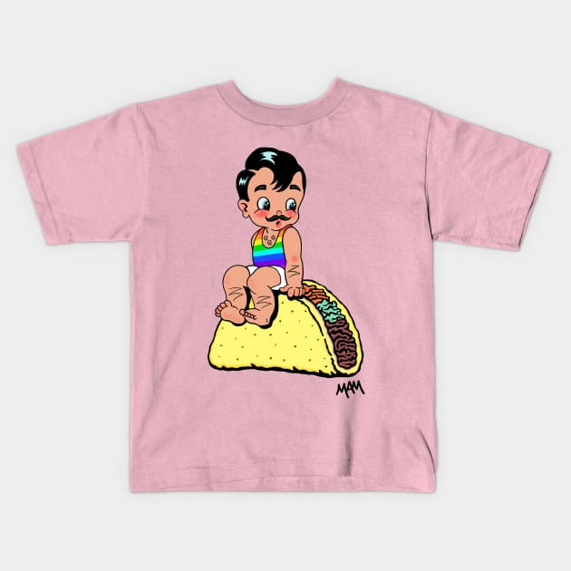 Paco Pride Edition Kids T-Shirt by MAMDesigns